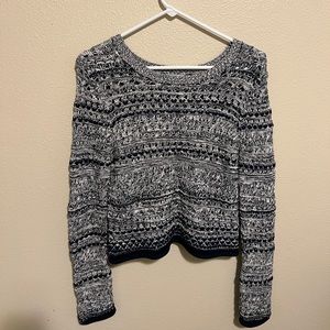 Navy blue and white sweater from Urban Outfitters